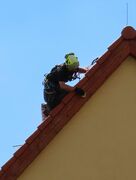 nátěr štítu výškové práce Praha pracenalane.cz práce